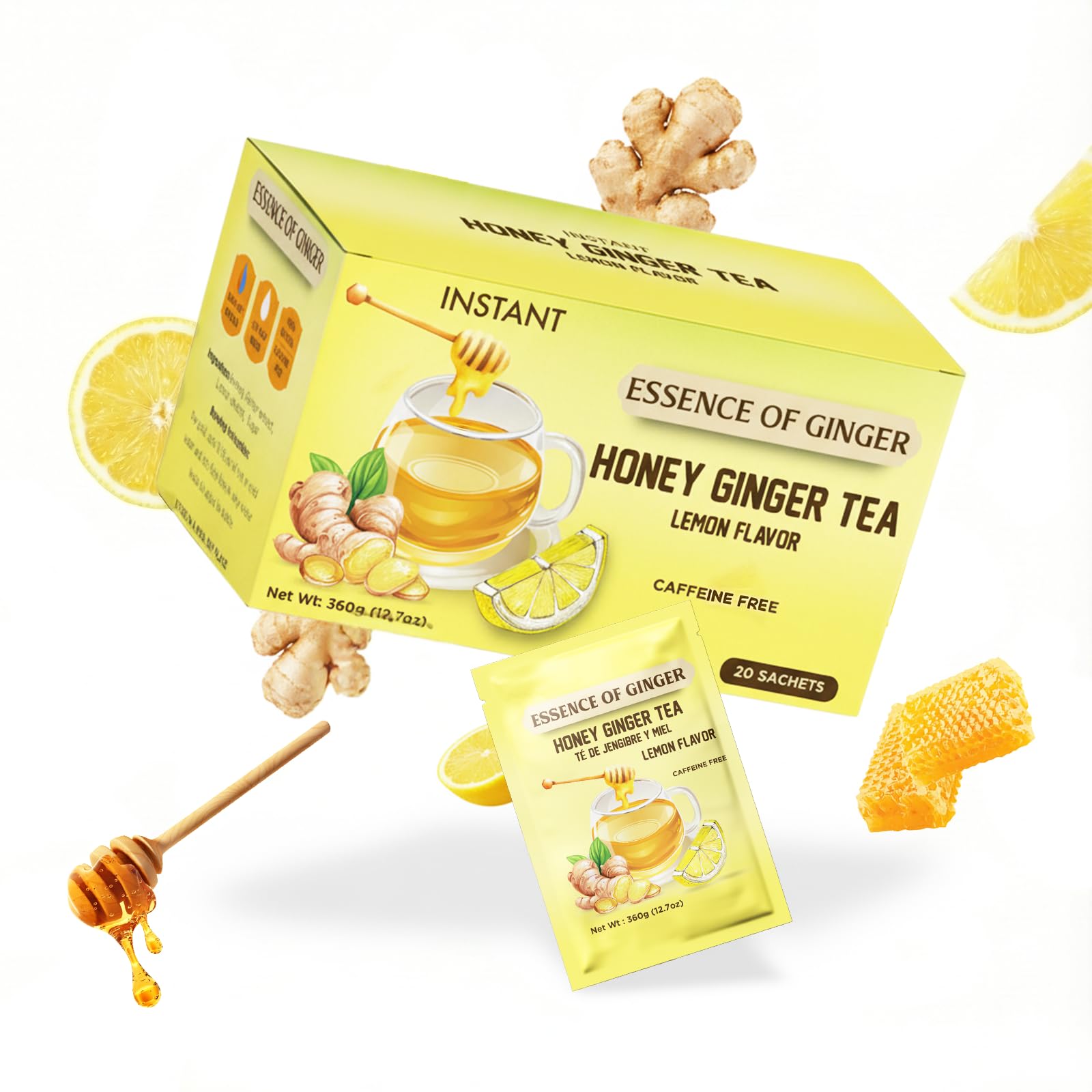 Amazon.com : Life Plus Style Gourmet Essence of Ginger Honey